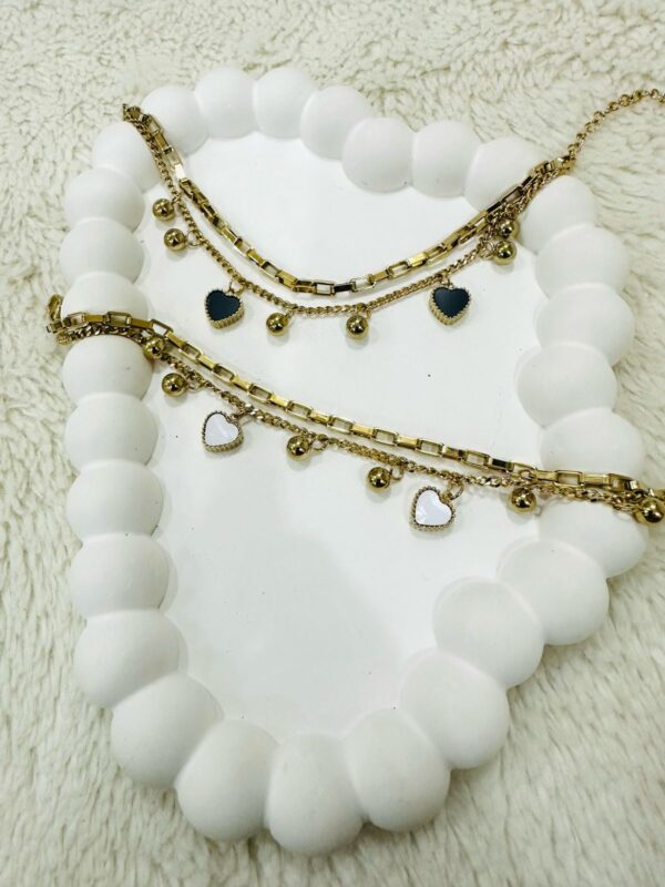 Love Hearts Bracelet ( Double Sided )