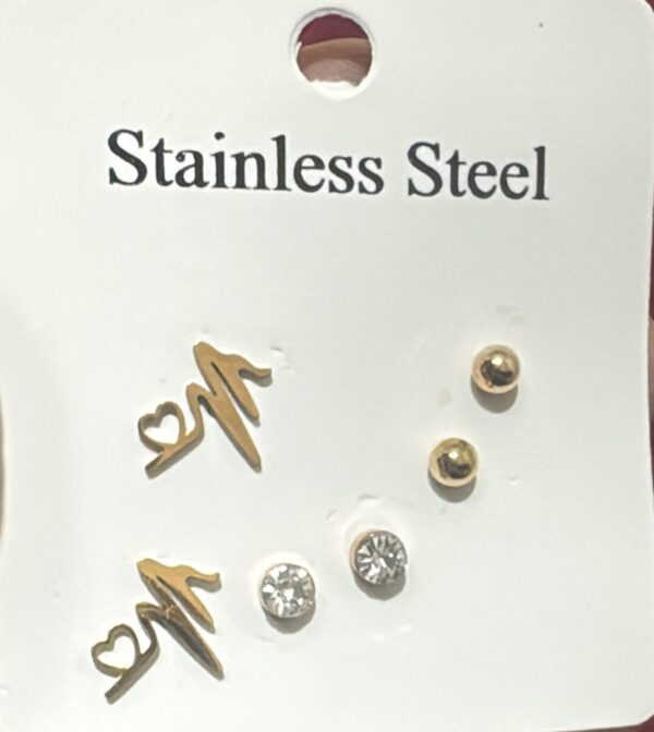 3 pair Set Stud