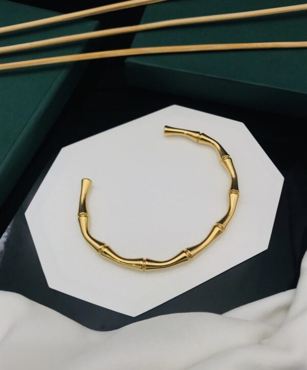 Bamboo Cuff Bangle