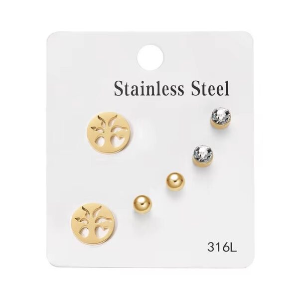 3 pair Set Stud