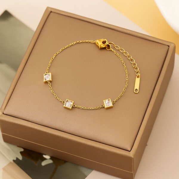 White Gem Bracelet
