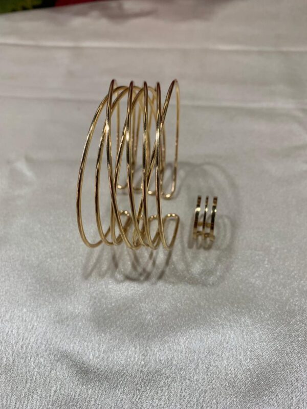 Blossom Cuff Bracelet and Ring Combo