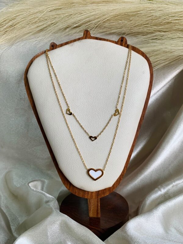 Triple Heart Layered Chain