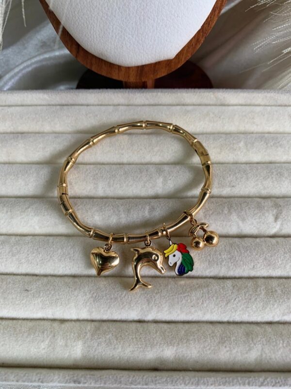 Charm‑tastic Bamboo Bracelet
