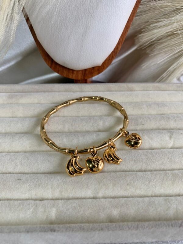 Peachy Keen Charm Bangle
