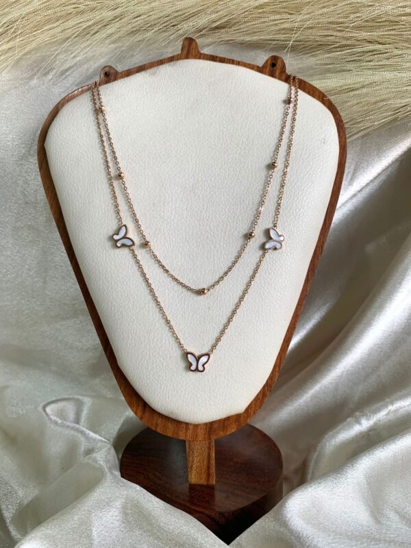 Butterfly Layered Chain (RoseGold)