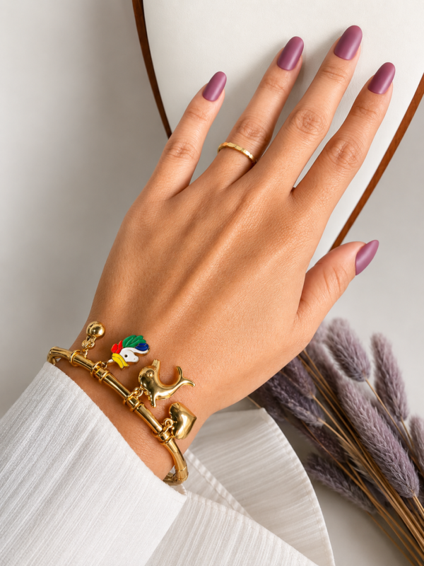 Cherry Pop Charm Bangle