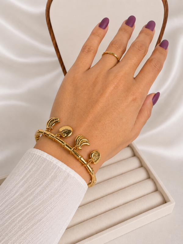 Gold Fruit Bangle