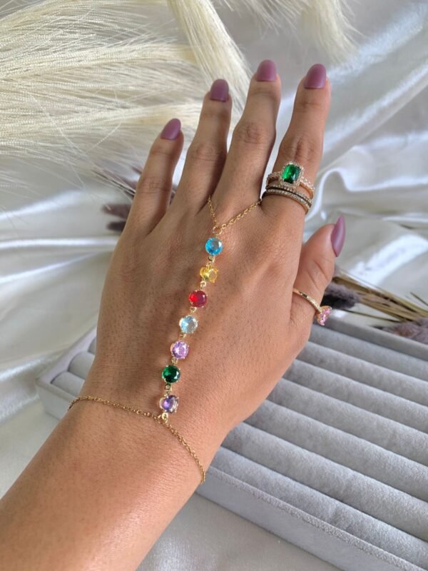 Rainbow Hand Chain