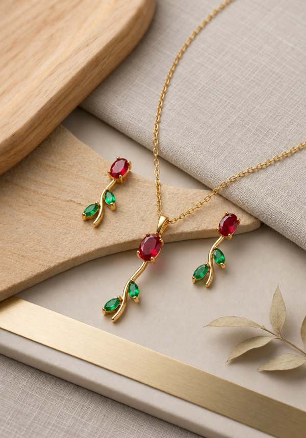 Crimson Tulip Set